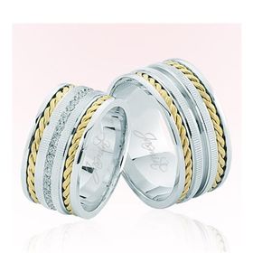 Harem Altın 1206-2 Sarı Şeritli Altın Alyans