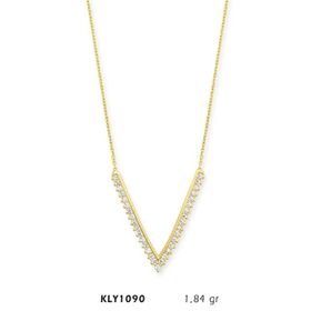 Harem Altın 14 Ayar KLY1090 Altın V Kolye