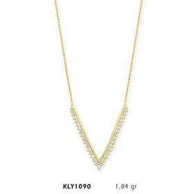 Harem Altın 14 Ayar KLY1090 Altın V Kolye