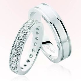 Harem Altın 3106 Tamtur Model Beyaz Altın Alyans