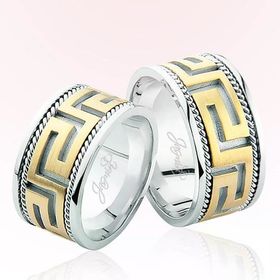 Harem Altın 3107 Labirent Model Altın Alyans