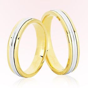 Harem Altın 6402 Sarı Beyaz Altın Alyans