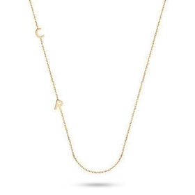 Harem Altın AD12 14 Ayar İki Harfli İsim Altın Kolye