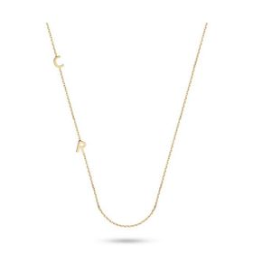 Harem Altın AD12 14 Ayar İki Harfli İsim Altın Kolye