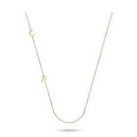 Harem Altın AD12 14 Ayar İki Harfli İsim Altın Kolye