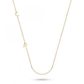 Harem Altın AD12 14 Ayar İki Harfli İsim Altın Kolye