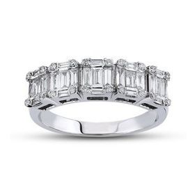 Harem Altın B10 0.59 Ct Baget Pırlanta Yüzük