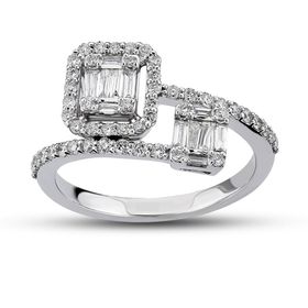 Harem Altın B11 0.51 Ct Baget Pırlanta Yüzük