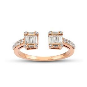 Harem Altın B13 0.48 Ct Baget Pırlanta Yüzük
