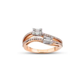 Harem Altın B15 0.15 ct Baget Kadın Pırlanta Yüzük