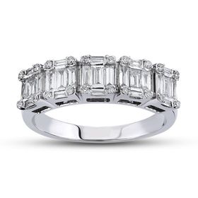 Harem Altın B18 0.32 ct Baget Kadın Pırlanta Yüzük