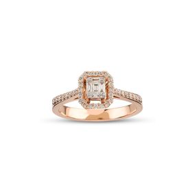 Harem Altın B18 0.32 ct Baget Kadın Pırlanta Yüzük