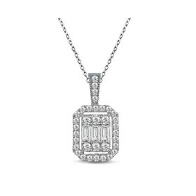 Harem Altın BP4 0.75 ct F Renk Pırlanta Baget Kolye