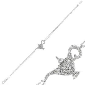 Harem Altın BR0460185 Sihirli Lamba Gümüş Kadın Bileklik
