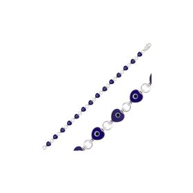 Harem Altın BR0460551 Kalp Nazar Gümüş Gümüş Kadın Bileklik