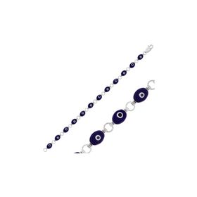 Harem Altın BR0460553 Oval Nazar Gümüş Kadın Bileklik