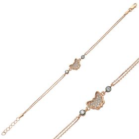 Harem Altın BR0460626 Kelebek Gümüş Kadın Bileklik