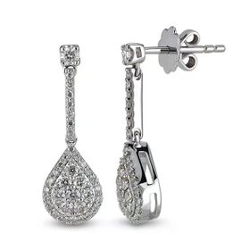 Harem Altın CORK1 0.50 ct Coronet Pırlanta Küpe