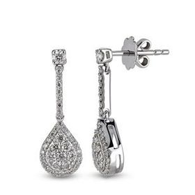 Harem Altın CORK1 0.50 ct Coronet Pırlanta Küpe