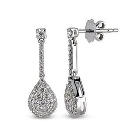 Harem Altın CORK1 0.50 ct Coronet Pırlanta Küpe