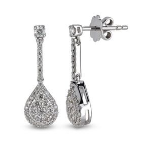 Harem Altın CORK1 0.50 ct Coronet Pırlanta Küpe