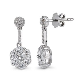 Harem Altın CORK3 1.39 Ct Coronet Kadın Pırlanta Küpe