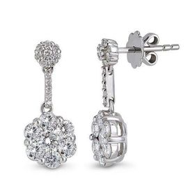 Harem Altın CORK3 1.39 Ct Coronet Kadın Pırlanta Küpe