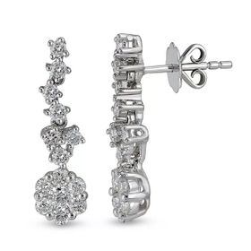 Harem Altın CORK4 0.69 ct Coronet Pırlanta Küpe