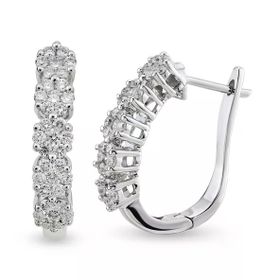 Harem Altın CORK6 0.98 ct Coronet Pırlanta Küpe