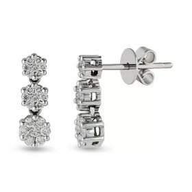 Harem Altın CORK8 1.18 ct Coronet Pırlanta Küpe