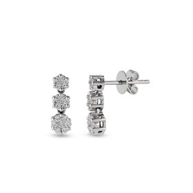 Harem Altın CORK8 1.18 ct Coronet Pırlanta Küpe