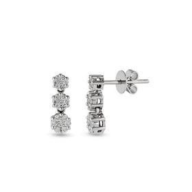 Harem Altın CORK8 1.18 ct Coronet Pırlanta Küpe