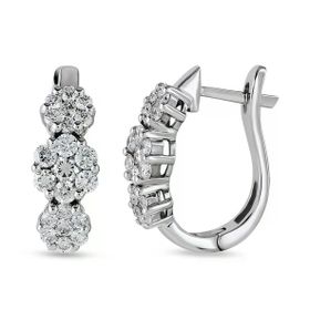 Harem Altın CORK9 0.77 ct Coronet Pırlanta Küpe