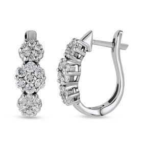 Harem Altın CORK9 0.77 ct Coronet Pırlanta Küpe