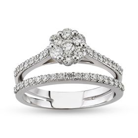 Harem Altın CORY20 0.17 Ct Coronet Kadın Pırlanta Yüzük