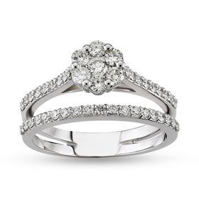 Harem Altın CORY25 0.62 Ct Coronet Pırlanta Yüzük