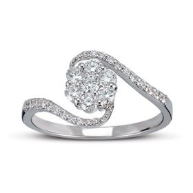Harem Altın CORY9 0.45 Ct Coronet Pırlanta Yüzük