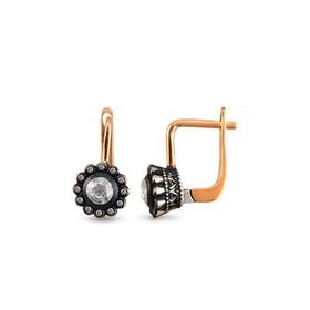Harem Altın EK20 0.21 ct Elmas Zümrüt Pırlanta Küpe