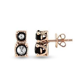 Harem Altın EK26 0.15 ct Elmas Zümrüt Pırlanta Küpe
