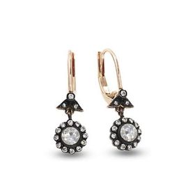Harem Altın EK4 0.36 ct Elmas Zümrüt Pırlanta Küpe