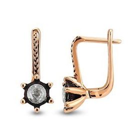 Harem Altın EK6 0.24 ct Elmas Zümrüt Pırlanta Küpe