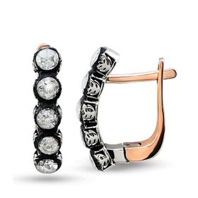 Harem Altın EK9 0.59 ct Elmas Zümrüt Pırlanta Küpe
