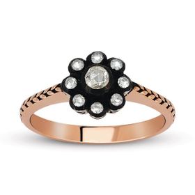 Harem Altın EY20 0.15 Ct Elmas Yüzük