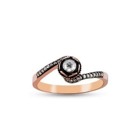Harem Altın EY7 0.15 ct Elmas Beştaş Yüzük