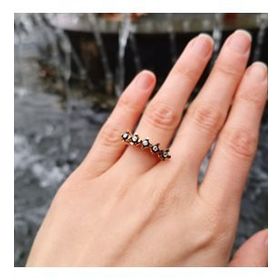 Harem Altın EY7 0.15 ct Elmas Beştaş Yüzük