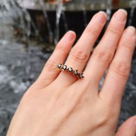 Harem Altın EY7 0.15 ct Elmas Beştaş Yüzük