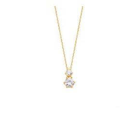 Harem Altın GMS1427 6 Tırnak Pırlanta Montür Swarovski Gümüş Kadın Kolye