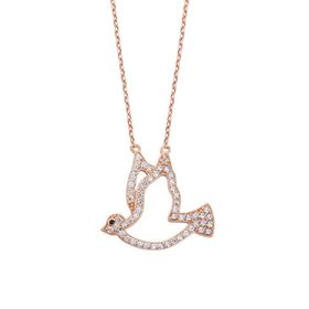 Harem Altın GMS378 Güvercin Gümüş Kolye