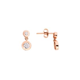 Harem Altın GMS680 Sıvama Tektaş Sallantı Gümüş Küpe