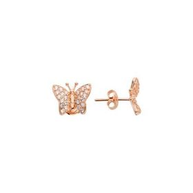Harem Altın GMS689 Taşlı Kelebek Gümüş Küpe